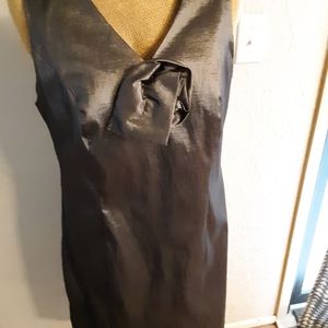 Women's plus size 18 silver metallic gray dress